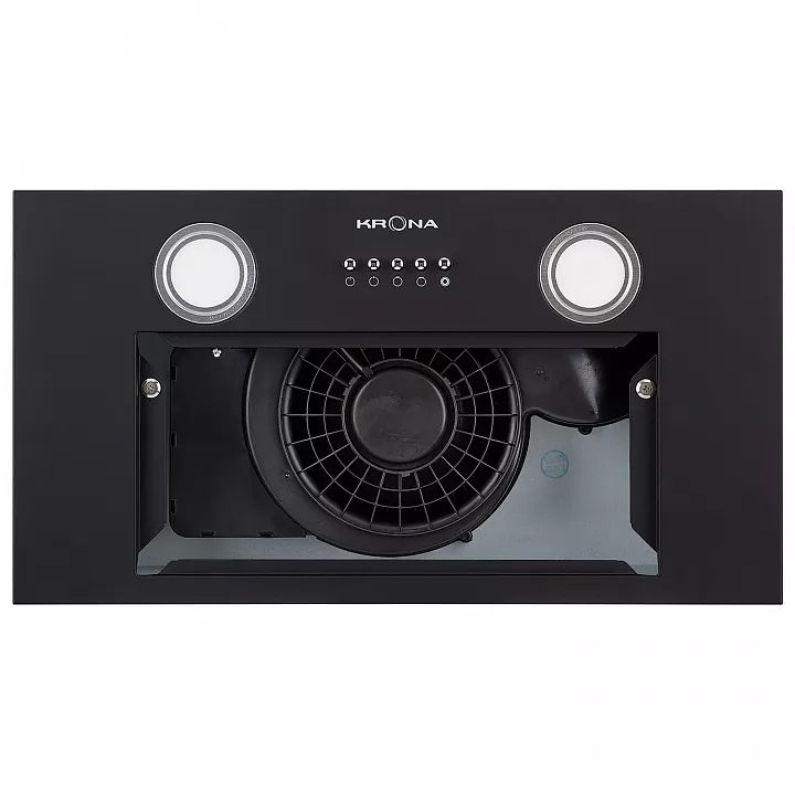 Полновстраиваемая вытяжка Krona SELINA 600 BLACK PB
