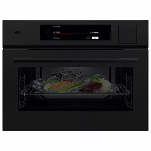 Компактный духовой шкаф с паром AEG NKP9S821T