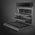 Электрический духовой шкаф с свч Smeg SO6202M2B