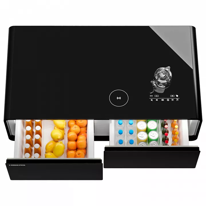 Умный журнальный столик с холодильником HIBERG X3 TB