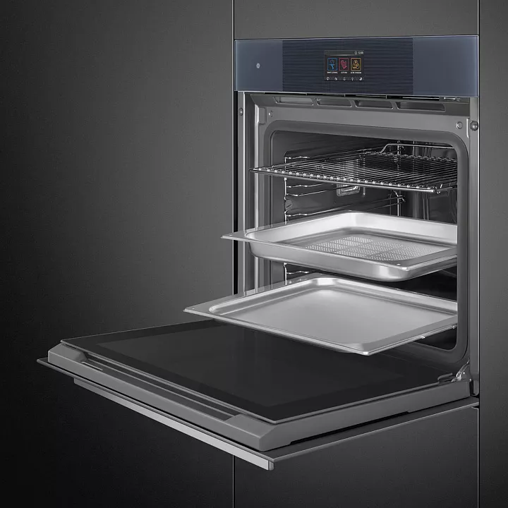 Электрический духовой шкаф с паром Smeg SO6104S4PG