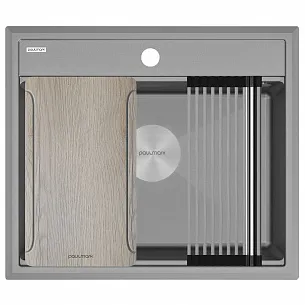 Кухонная мойка Paulmark STEPIA-MULTI SINK 60 GRM