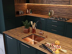 Кухонная мойка EMAR EMB-127A PVD Nano Coppery