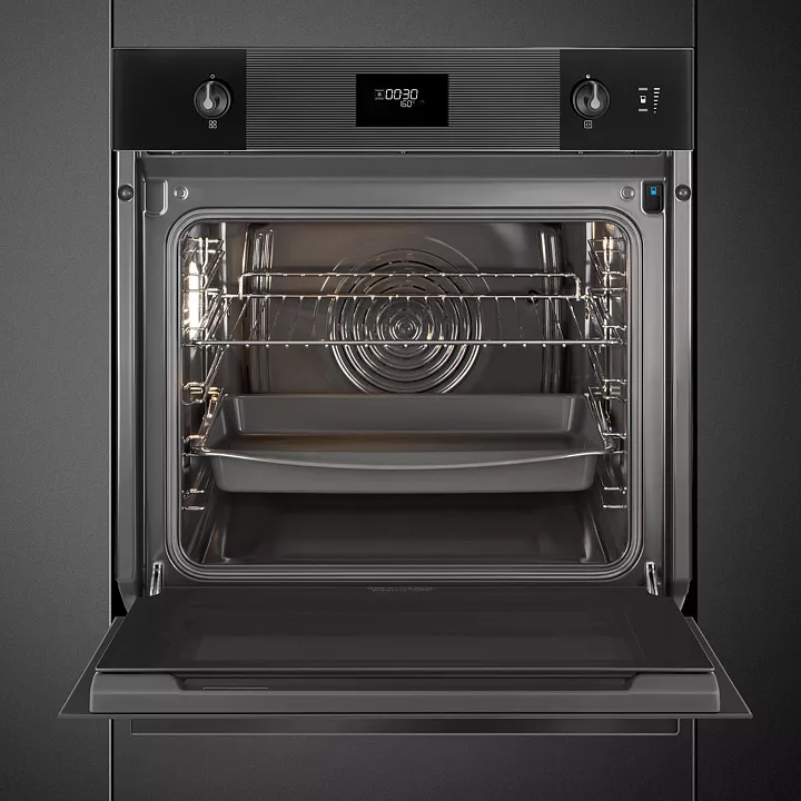Электрический духовой шкаф с паром Smeg SO6101S2B3