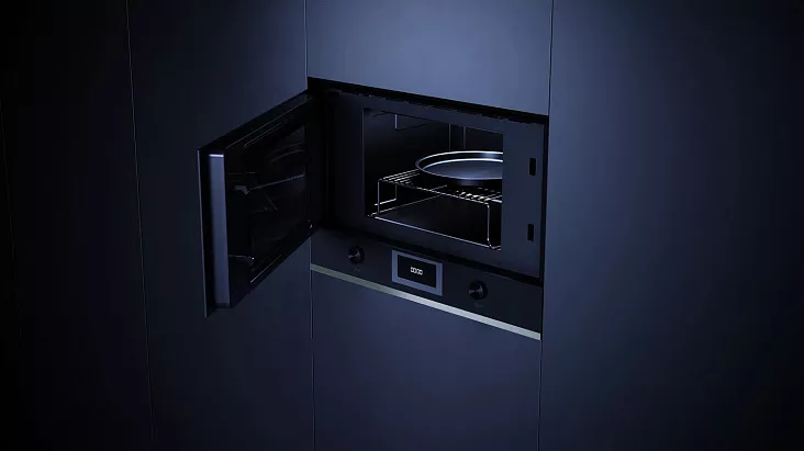 Встраиваемая микроволновая печь Kuppersbusch ML 6330.0 S3 Silver Chrome