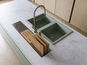 Смеситель для кухни OMOIKIRI Kanto 2 Plus-SB-GM