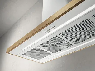 Островная Т-образная вытяжка Elica BIO ISLAND WH/A/120X53 ROVERE