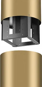Островная цилиндрическая вытяжка KUPPERSBERG MOTUBA Gold