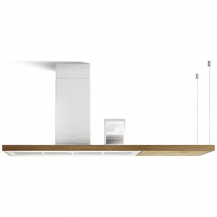Островная Т-образная вытяжка Elica BIO ISLAND WH/A/120X53 ROVERE