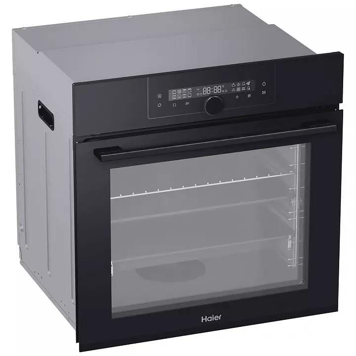Электрический духовой шкаф с паром Haier HOQ-F6QSN3GB