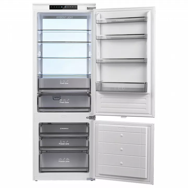 Встраиваемый холодильник-морозильник MAUNFELD MBF19369NFWGR LUX Inverter