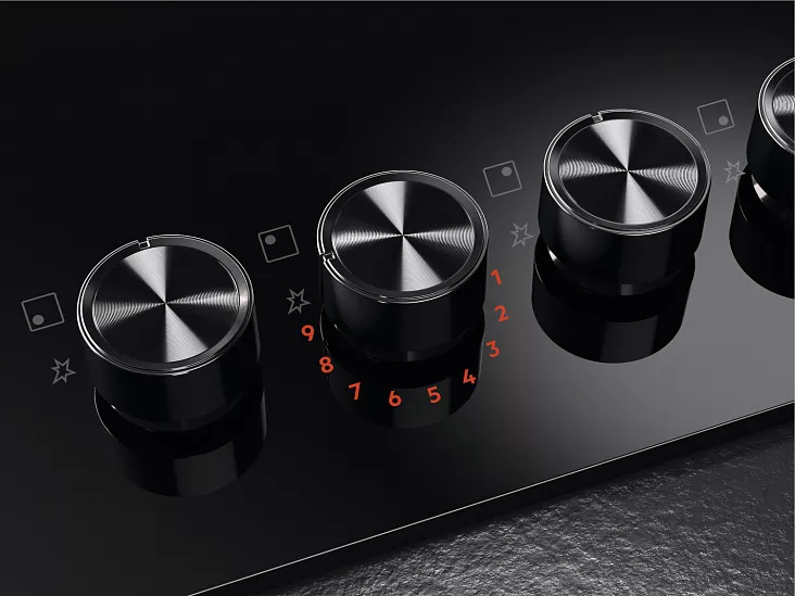 Газовая варочная панель AEG HKB64453NB