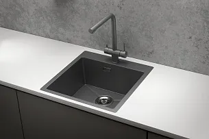 Кухонная мойка GRANULA 5151, Графит матовый