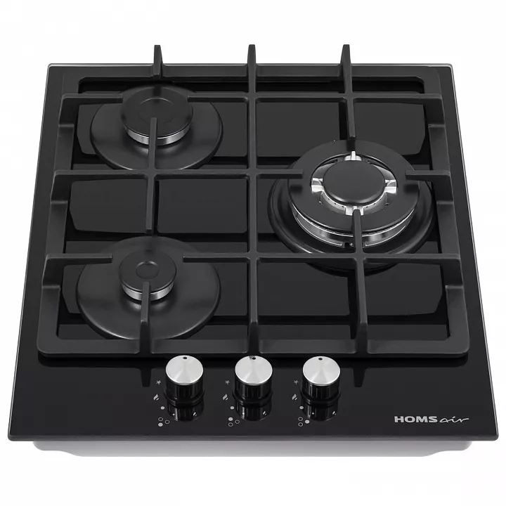 Газовая варочная панель HOMSair HGG433TGCBK