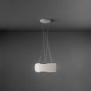 Островная вытяжка Falmec SOFFIO IS.58 White Satin Glass