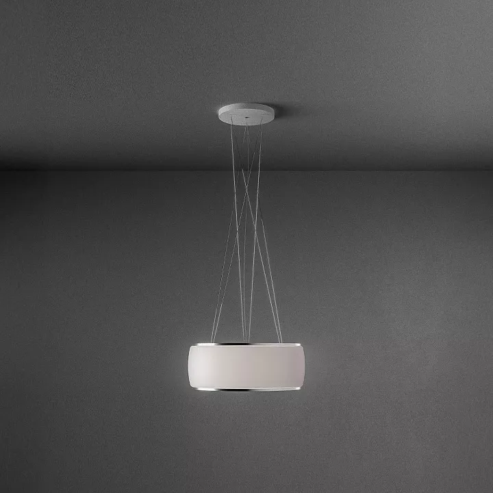 Островная вытяжка Falmec SOFFIO IS.58 White Satin Glass