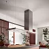 Островная Т-образная вытяжка Falmec LUMEN ISOLA STEEL 175 DX