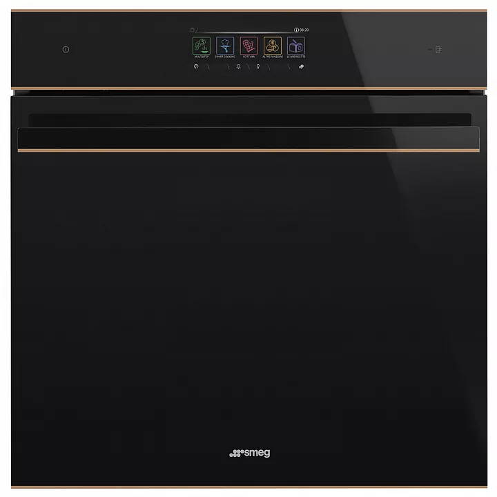Электрический духовой шкаф с свч и паром Smeg SO6606WAPNR