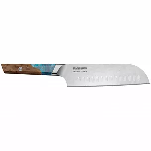 Нож сантоку OMOIKIRI Damascus Kuon