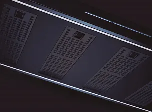 Островная Т-образная вытяжка Pando I-861/90X60 IX 1250 ECO SEC