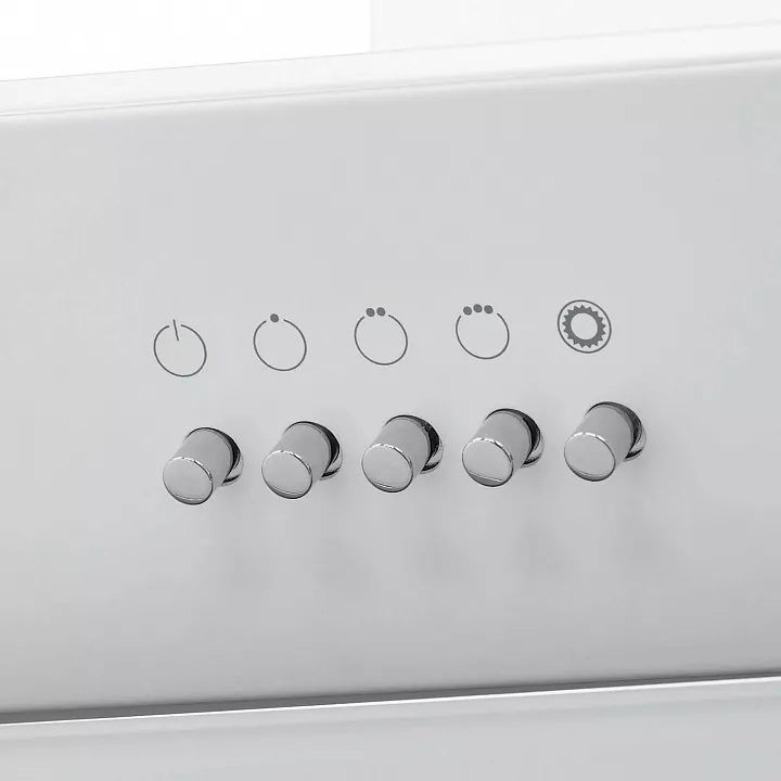 Наклонная вытяжка Krona VIERKANT 600 WHITE PB