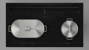 Индукционная варочная панель с вытяжкой Fulgor Milano FCLHD 9041 HID TS BK/2