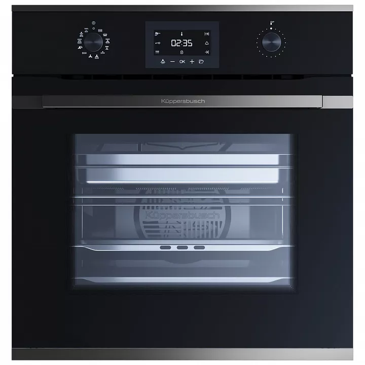 Электрический духовой шкаф с паром Kuppersbusch BD 6340.0 S2 Black Chrome