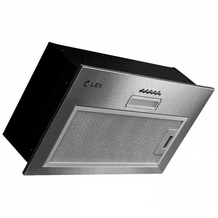 Полновстраиваемая вытяжка LEX GS BLOC LIGHT 600 INOX