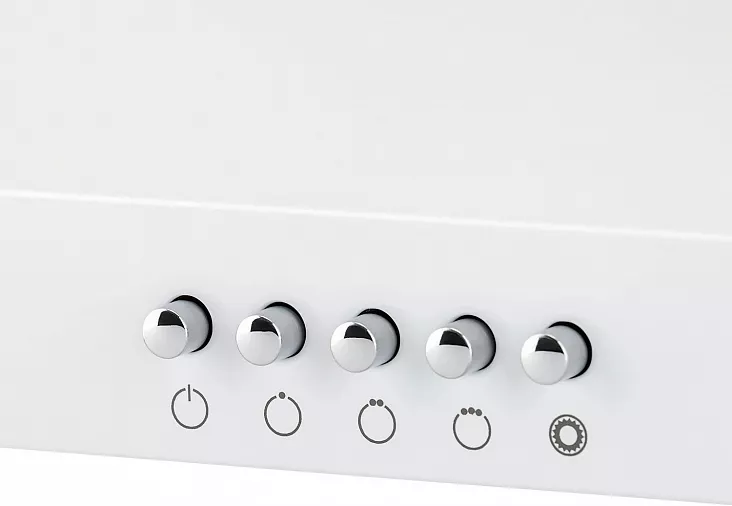 Козырьковая вытяжка Krona ERMINA 600 WHITE PB