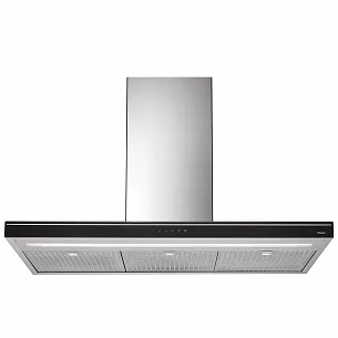 Островная Т-образная вытяжка Falmec LUCE ISOLA GLASS BLACK 90