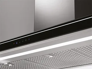 Островная Т-образная вытяжка Falmec LUCE ISOLA GLASS BLACK 90