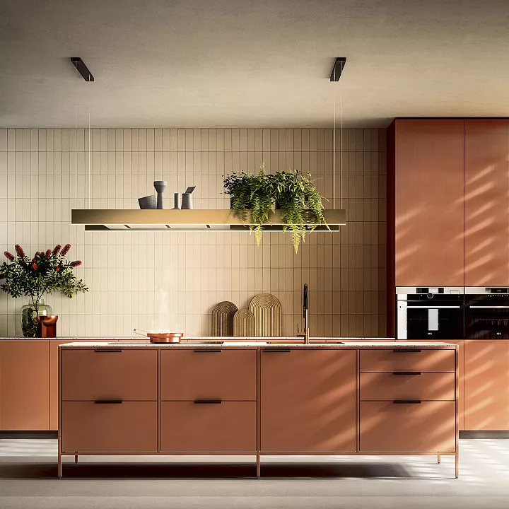 Островная вытяжка Falmec LIGHT BRONZE ISOLA 180