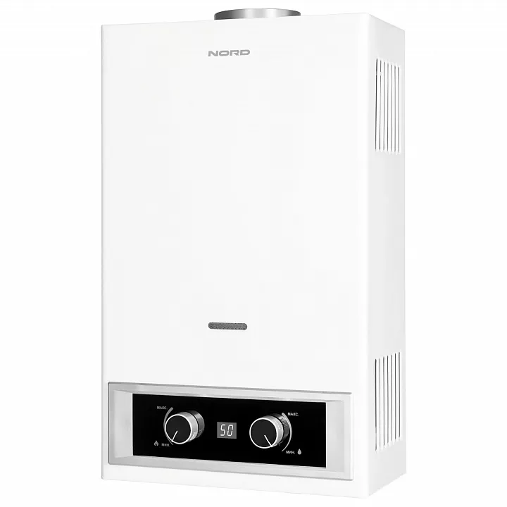 Газовый проточный водонагреватель NORD GF 120 W