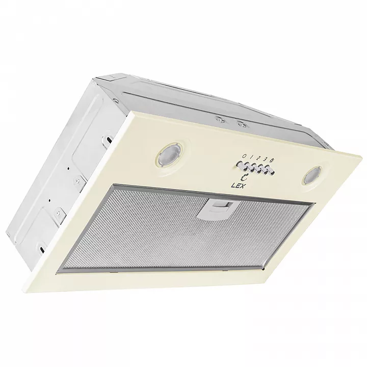 Полновстраиваемая вытяжка LEX GHOST 600 IVORY LIGHT