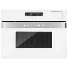 Компактный духовой шкаф с свч и паром HIBERG MS-VM 5115 W SMART