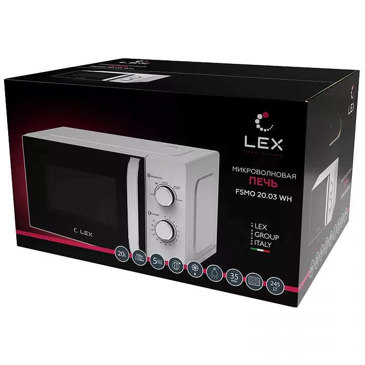 Микроволновая печь LEX FSMO 20.03 WH