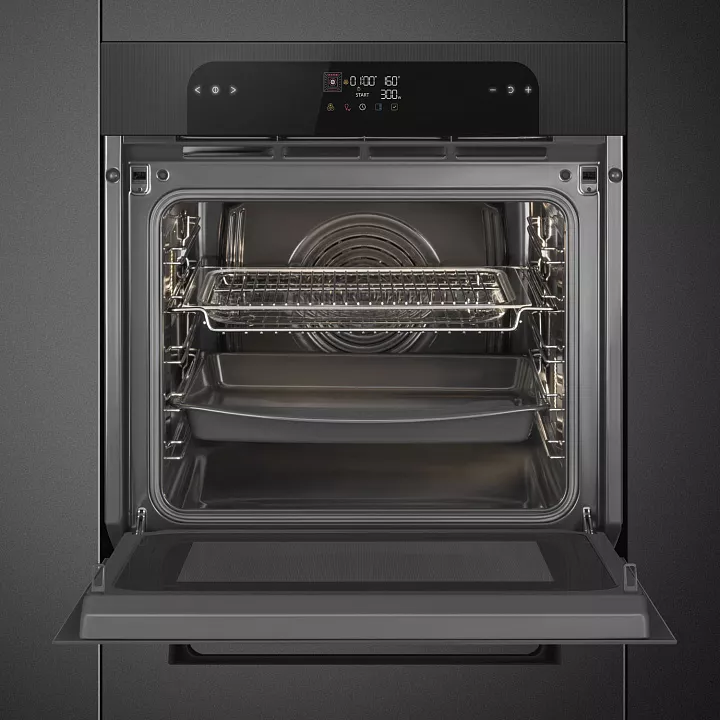 Электрический духовой шкаф с свч Smeg SO6202M2B