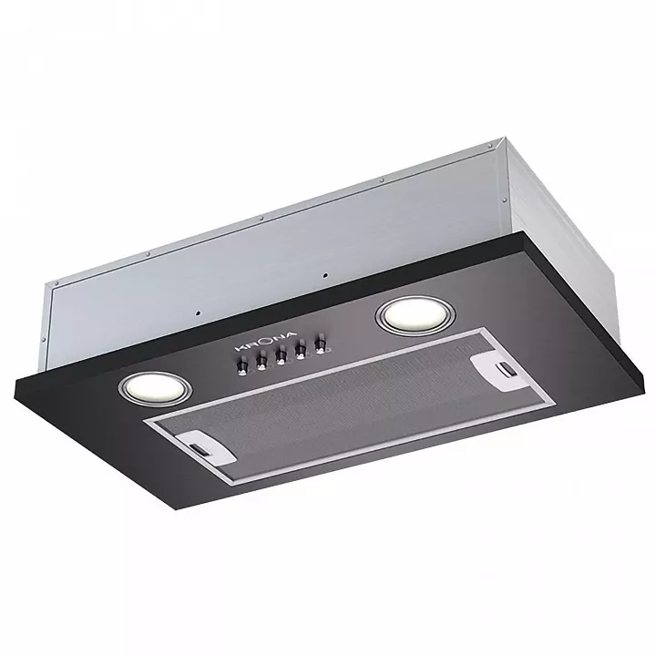 Полновстраиваемая вытяжка Krona SELINA 600 BLACK PB