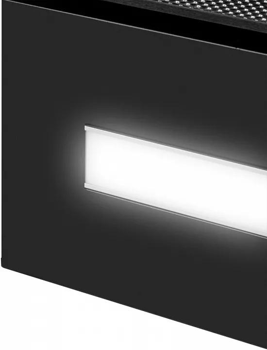 Наклонная вытяжка MAUNFELD Aurora 90 Black Matted