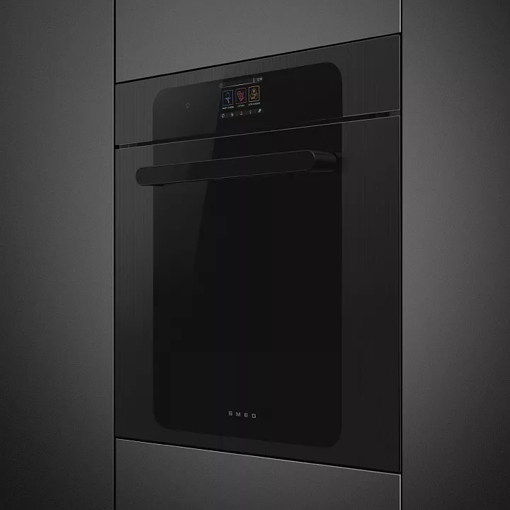 Электрический духовой шкаф с свч и паром SMEG SO6204APB