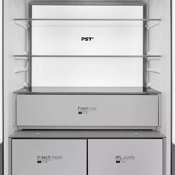 Холодильник-морозильник Cross Door Midea MDRM706BIE63