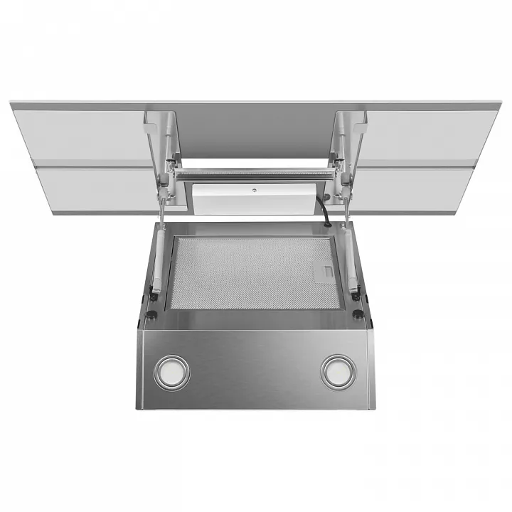 Наклонная вытяжка MAUNFELD Mersey 90 Inox Glass White