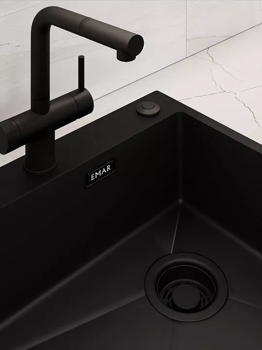 Пневматическая кнопка для измельчителя EMAR Black