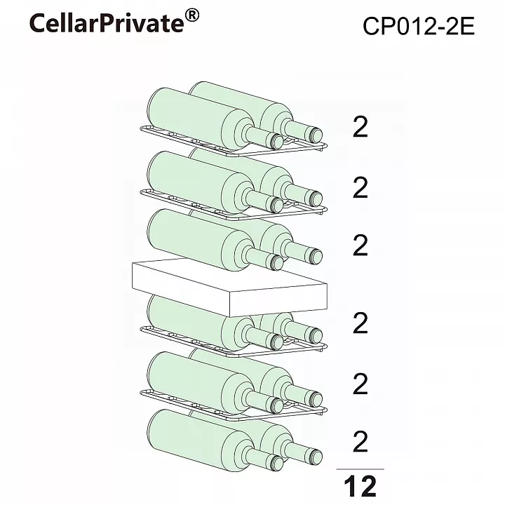 Винный шкаф Cellar Private CP012-2E