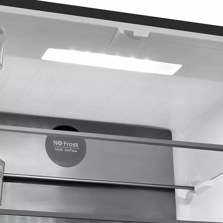 Холодильник-морозильник Cross Door MAUNFELD MFF183NFWE Matt Inverter