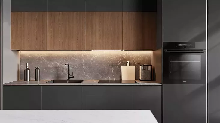 Электрический духовой шкаф с паром Haier HOQ-F6QSN3GB
