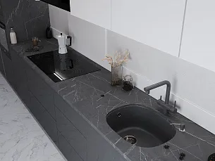 Кухонная мойка EMAR EMQ-1560.P Антрацит