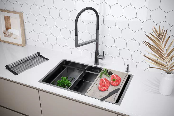 Кухонная мойка Paulmark NEXT-MULTI SINK 74 UNI