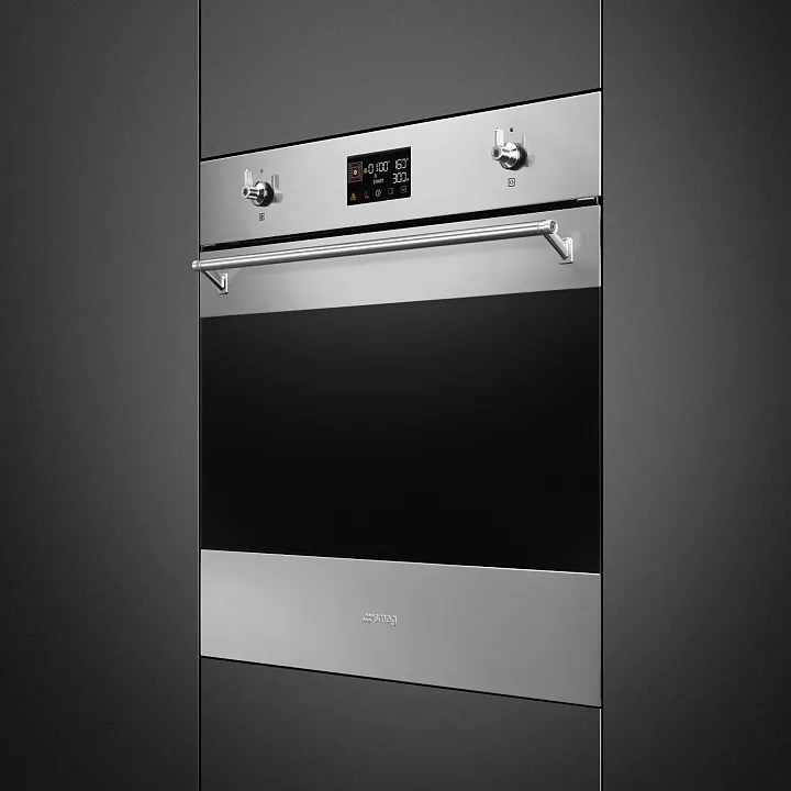 Электрический духовой шкаф с свч Smeg SO6302M2X
