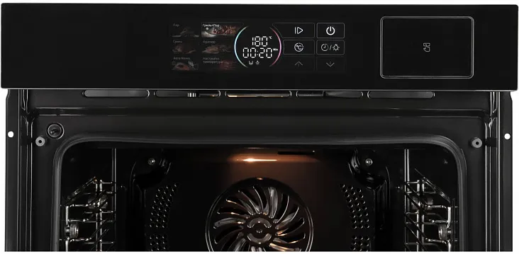 Электрический духовой шкаф с паром HIBERG S-VM 6415 B SMART